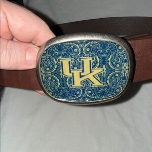 Decorative UK Buckle w/ brown belt